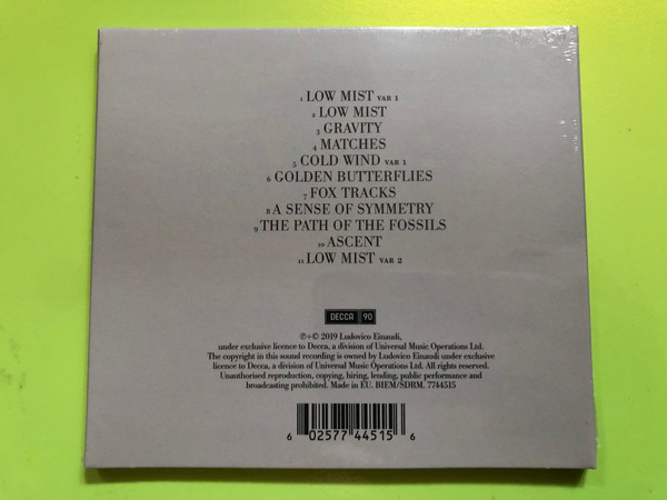 LUDOVICO EINAUDI – Seven Days Walking: Day One CD (602577445156)