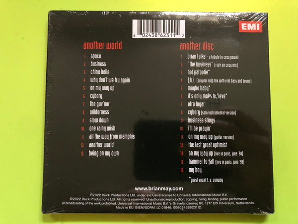BRIAN MAY – Another World (2CD Expanded Edition) (0602438623112)