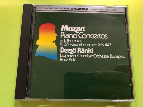 MOZART: Piano Concertos K.271 & K.449 – Dezső Ránki / Liszt Ferenc Chamber Orchestra CD (HCD 12685-2)