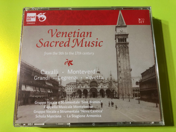 Venetian Sacred Music (9th–17th Century) – Cavalli, Monteverdi, Rovetta, Grandi, Legrenzi & Others (3CD Set) (8718247711192)