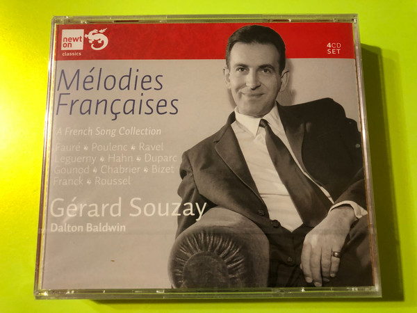 Mélodies Françaises – A French Song Collection – Gérard Souzay · Dalton Baldwin 4xCD (8718247710072)