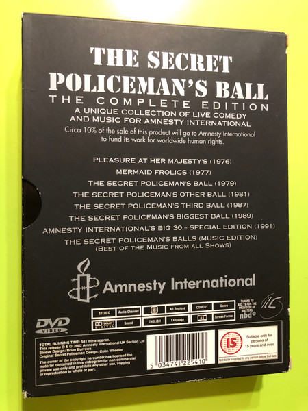 The Secret Policeman’s Ball: The Complete Edition — Amnesty International (DVD Set) (5034741225410)