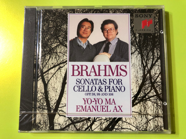 Yo-Yo Ma and Emanuel Ax: Brahms's Complete Sonatas for Cello and Piano CD (5099704819129)