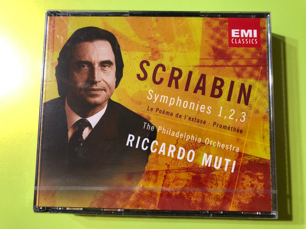 Riccardo Muti Conducts Scriabin: Complete Symphonies 1-3, Poème de l'extase, and Prométhée (3-CD Set) (724356772021)