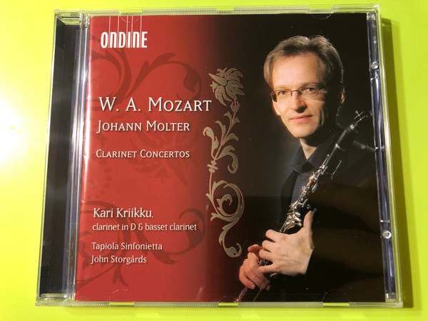 Mozart and Molter: Clarinet Concertos – A Blend of Classical Mastery CD (0761195105627.)