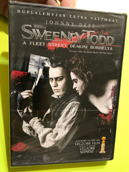 Sweeney Todd: The Demon Barber of Fleet Street – 2 DVD Disc Hungarian Extra Edition (5999048920683)