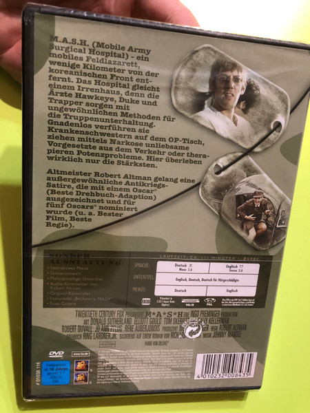 MASH (1970 Movie) – Robert Altman's Iconic Anti-War Satire (German DVD Edition) (4010232008435)