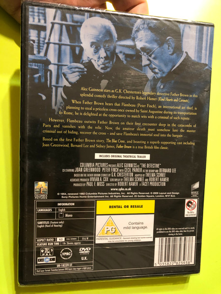 Father Brown (1954) – Alec Guinness as G.K. Chesterton's Legendary Sleuth (Classic British Cinema) DVD (5035822823938)