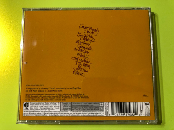 Joyful Rebellion by k-os: A Fusion of Hip-Hop and Soul on CD (724386479822.)