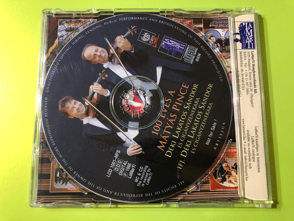 100 Éves a Mátyás Pince: Traditional Gypsy Music on CD (LCD 1001-NFS)