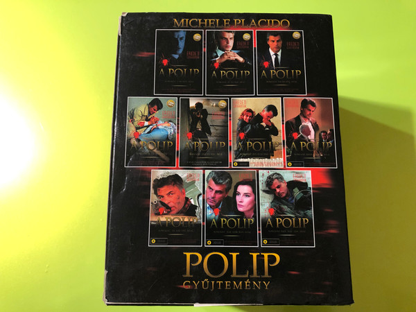 A Polip (La Piovra) Teljes Gyűjtemény - Michele Placido: The Ultimate Mafia Crime Drama (10 DVD Discs) (5999545583466)