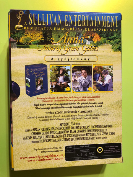 Anne of Green Gables: The Complete Collection 4 DVD Box Set (5999884702030)