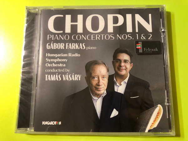 Chopin: Piano Concertos Nos. 1 & 2 - Gábor Farkas, Tamás Vásáry (Hungarian Radio Symphony Orchestra) CD (5991813287229)