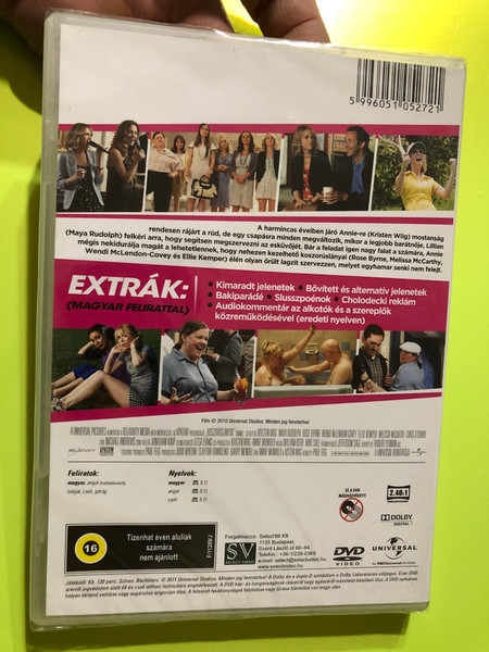 Bridesmaids (Koszorúslányok): The Hilarious Ultimate Girl-Power Comedy DVD (5996051052721)