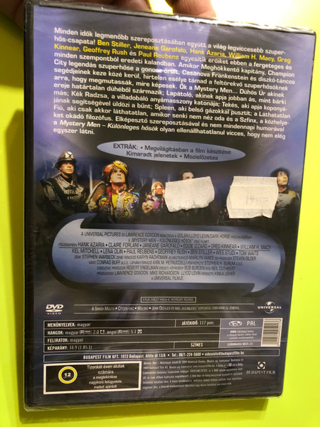 Mystery Men (Különleges hősök): The Ultimate Cult Classic Superhero Satire DVD (5999544254176)
