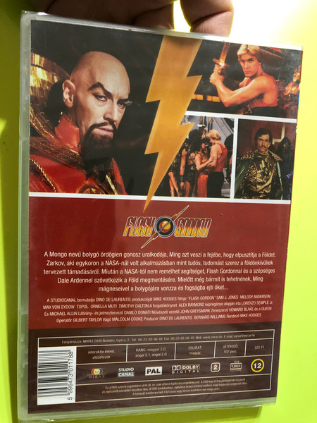 Epic Galactic Adventure: Flash Gordon – A Sci-Fi Classic with the Music of Queen DVD (5996473011788)