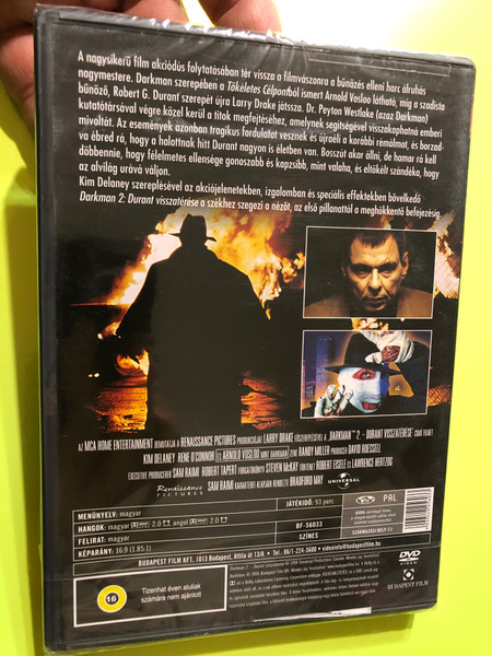 Darkman II: The Return of Durant - Master of Disguise Returns in this Thrilling Sequel DVD (5999544256033)