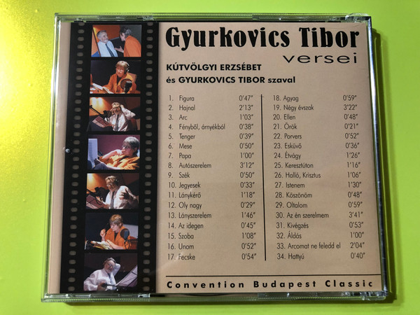 Gyurkovics Tibor: Figura – The Soul of Hungarian Poetry CD (GyurkovicsTibor)