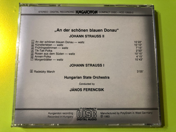 Johann Strauss: "An der schönen blauen Donau" – A Golden Classical Era Masterpiece CD (JohannStrauss)