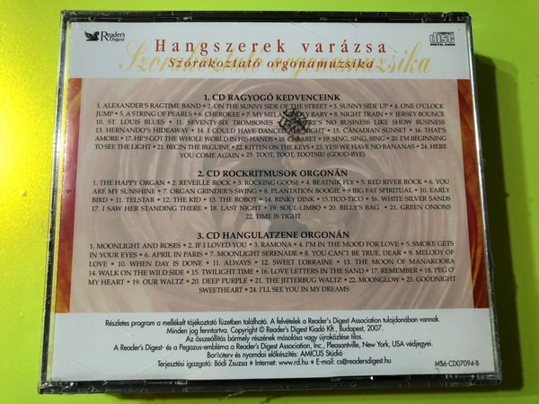 Hangszerek Varázsa: Szórakoztató Orgonamuzsika – A Majestic 3-CD Collection (MS6-CD07094-1-3)
