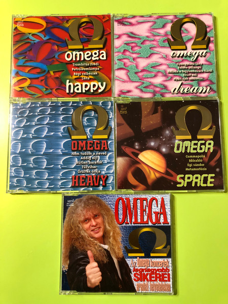 Omega 5-CD Anthology: Happy, Dream, Heavy, Space, & Greatest Hits (1994) (5991813752727.)