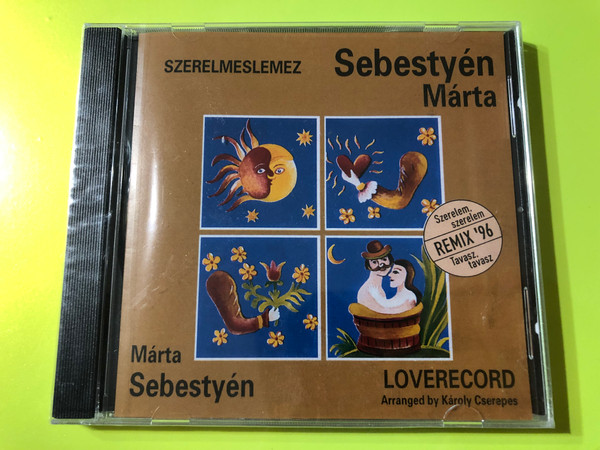 Szerelmeslemez / LOVERECORD - Sebestyén Márta Hungarian Folk Fusion CD