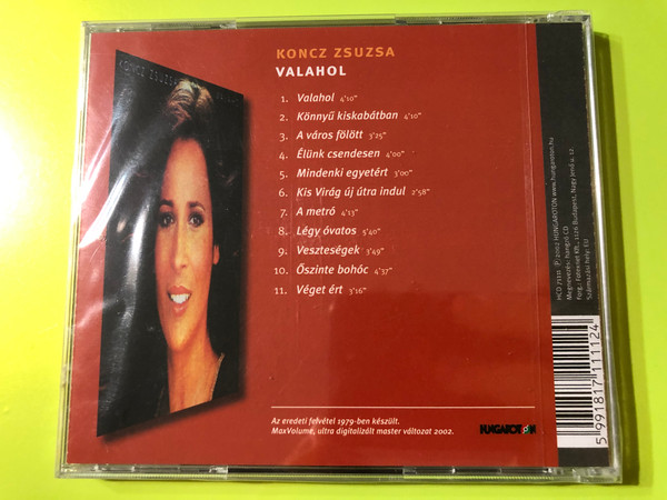 Valahol - Zsuzsa Koncz Iconic Hungarian Pop CD (5991817111124)