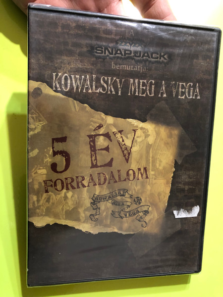 Kowalsky meg a Vega: 5 Év Forradalom – 2-Disc Concert Film & Documentary - 2-DVD Set (5999556202882.)