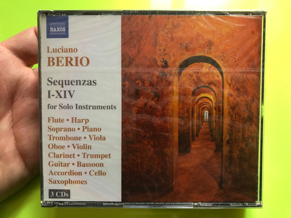 Luciano Berio: Sequenzas I-XIV (3-CD Set) – Naxos (747313266128)