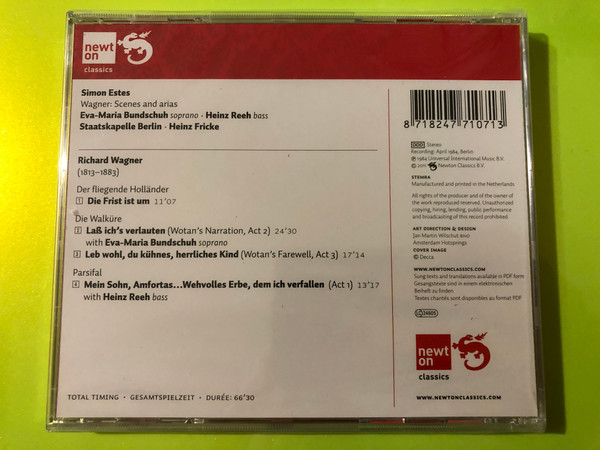 Wagner: Opera Arias - Simon Estes by Newton Classics (818247710713)