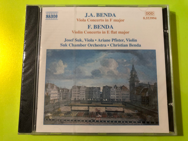 Jiří Antonín & František Benda: Viola and Violin Concertos – Naxos CD (730099499422)