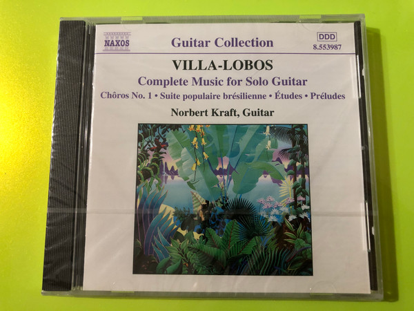 Heitor Villa-Lobos: Complete Music for Solo Guitar – Naxos Guitar Collection CD (730099498722)