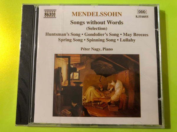 Felix Mendelssohn: Songs Without Words (Selection) – Naxos CD (636943405529) 