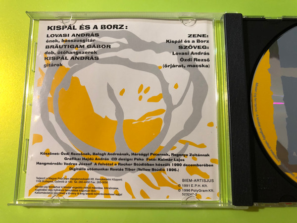 Naphoz Holddal - Alternative Rock Mastery by Kispál és a Borz CD (7314537149228)