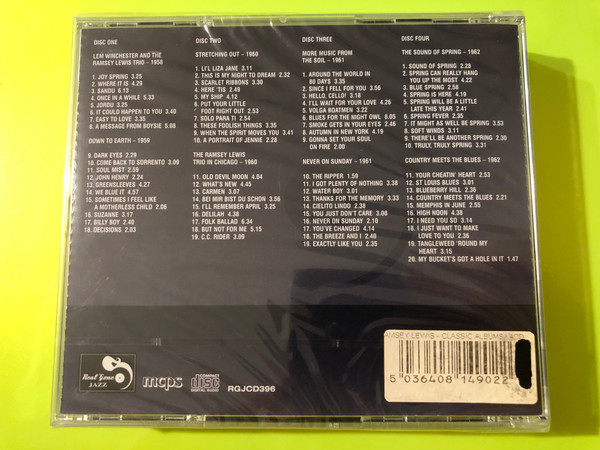 Ramsey Lewis: Eight Classic Albums 4-CD Deluxe Set by Real Gone Jazz (5036408149022)