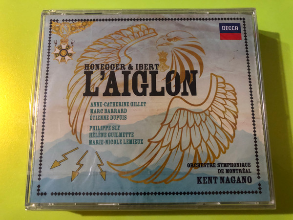 Honegger & Ibert: L'Aiglon 2-CD Premiere Recording by Decca (028947895022)