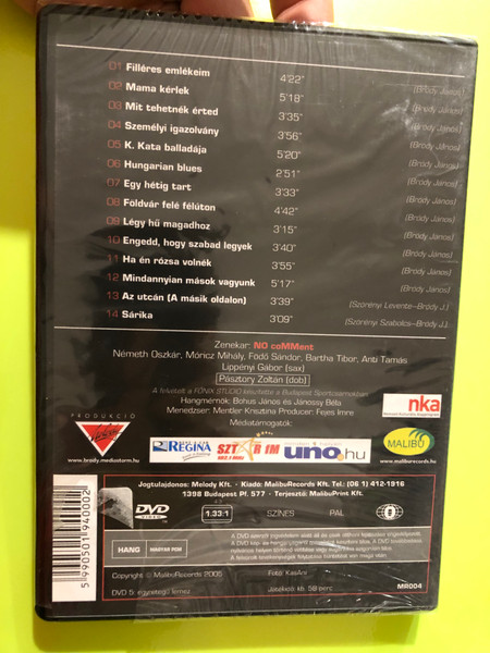 Bródy János – Volt Egyszer Egy Bródy János Koncert (Live DVD) (5990501940002.)