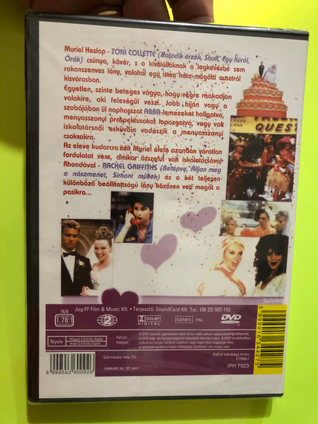 Muriel's Wedding (Muriel esküvője) DVD - Toni Collette, Rachel Griffiths (5999553600926)