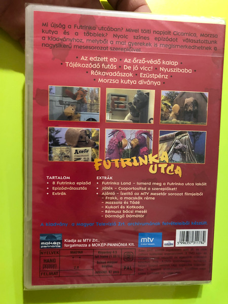 Futrinka utca MTV Mesetár Classic Hungarian Puppet Film DVD (5996357311782.)