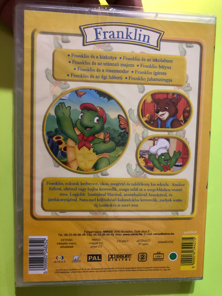 Franklin the Turtle: Vol. 3 (Franklin 3) Mirax DVD (599883048252)