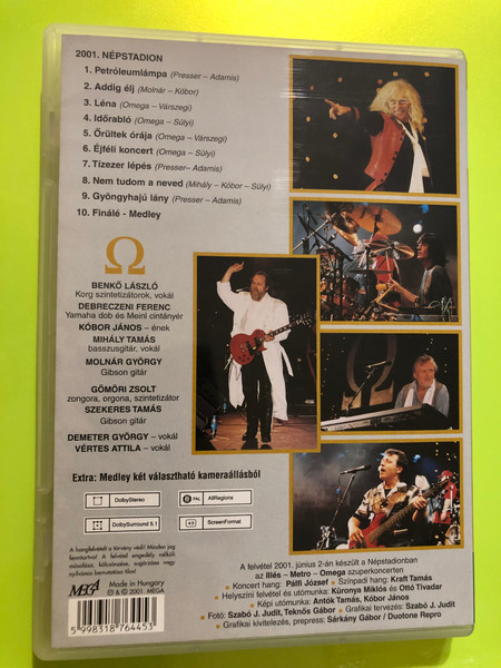 Omega - Népstadion 2001 Szuperkoncert Live DVD (.5998318764453)