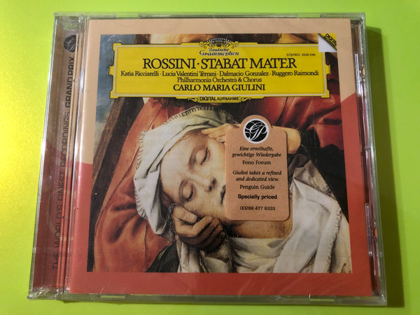 Rossini: Stabat Mater by Carlo Maria Giulini & Philharmonia Orchestra - Deutsche Grammophon CD (028947763338)