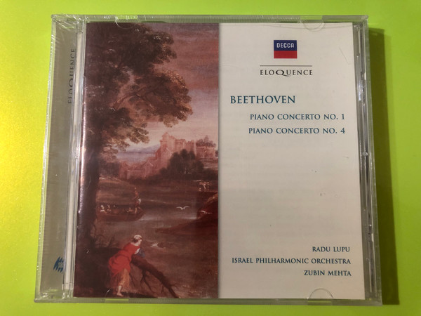 Beethoven: Piano Concertos Nos. 1 & 4 – Radu Lupu & Zubin Mehta Decca CD (028946670729)