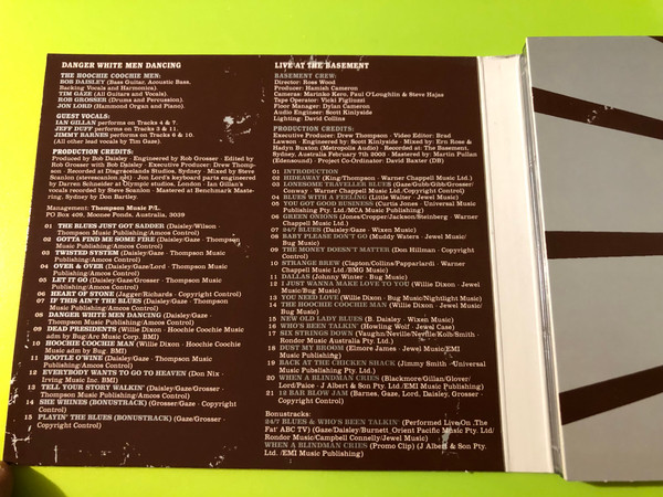 The Hoochie Coochie Men Featuring Jon Lord - Danger White Men Dancing & Live At The Basement (ear Music CD + DVD) (4029758955321)