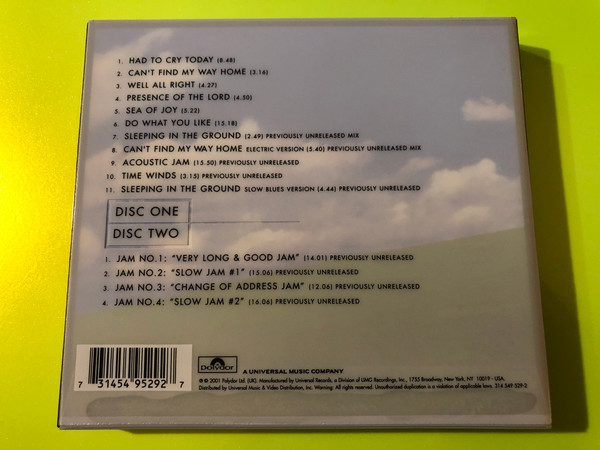 Blind Faith - Blind Faith: 2-CD Deluxe Edition (Polydor Remastered) (731454952927)