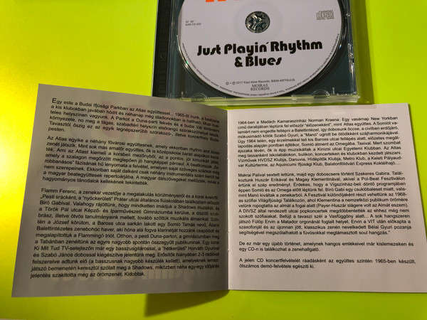 Atlas - Just Playin' Rhythm & Blues CD by Kept Alive Records / Moiras Records (5991111803053.)