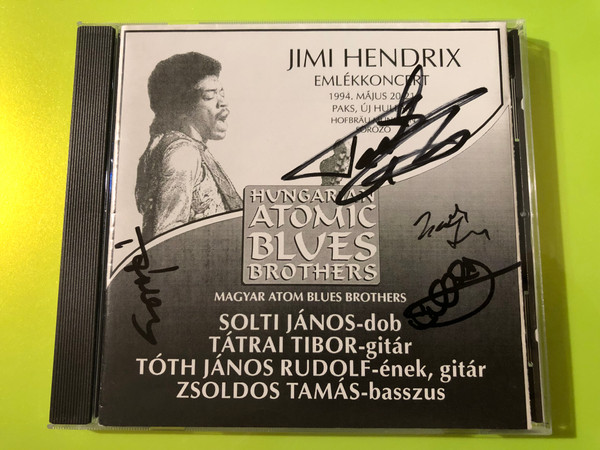 Hungarian Atomic Blues Brothers - Jimi Hendrix Emlékkoncert CD by Lézer Kft. (AtomicBluesBrothers)
