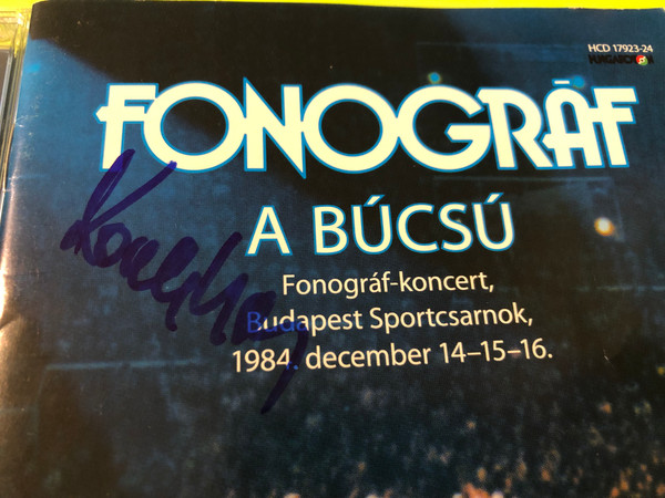 Fonográf - A Búcsú Double Live Album by Hungaroton (5991811792329)