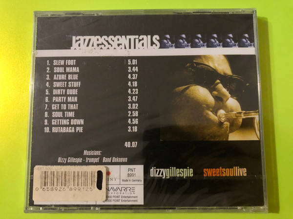 Dizzy Gillespie: Sweet Soul Live Jazz Essentials CD - Point Entertainment (0658926899125)