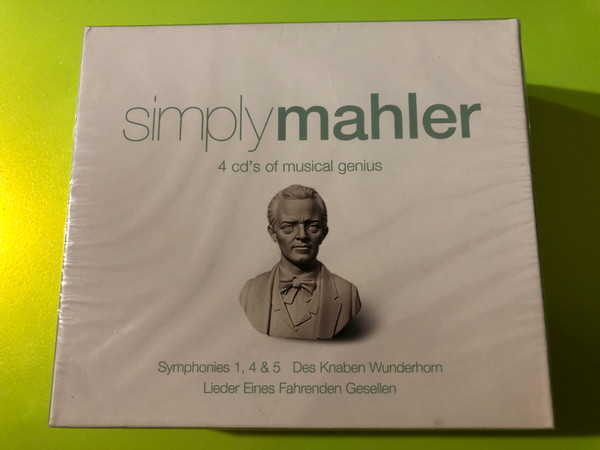 Simply Mahler: 4-CD Box Set of Musical Genius by Union Square Music (698458245427)